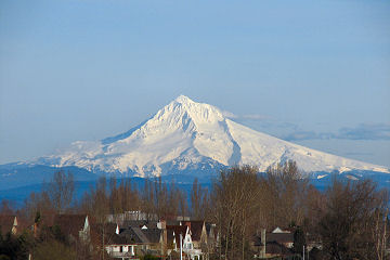 Mt. Hood from Jantzen Beach